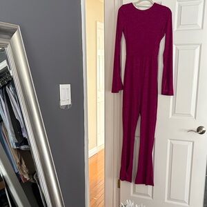 Elegant Magenta Jumpsuit